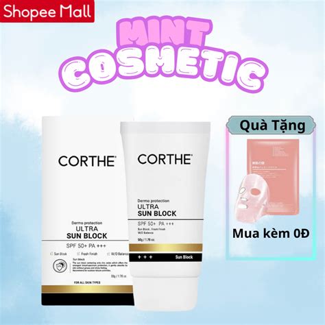 Kem Chống Nắng Corthe Dermo Protection Ultra Sun Block SPF50 PA 50g