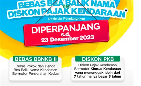 MANFAATKAN DISKON Pajak Kendaraan Jawa Barat 2024 Ini Cara Syarat Dan