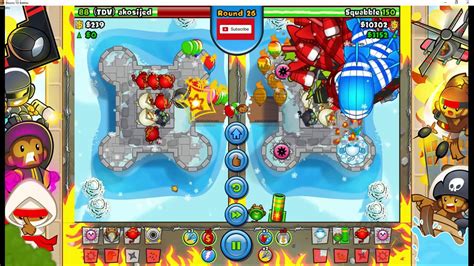 BTD Battles Best Snowy Castle Strat YouTube