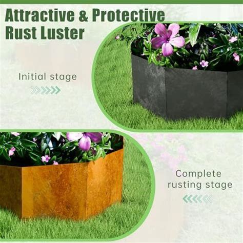 Corten Steel Hillside Planter Innovative Durable Terrace Style