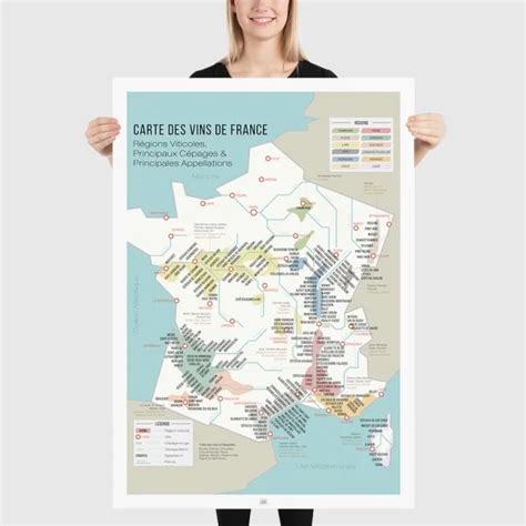 Carte Des Vins De France Les Principales Appellations