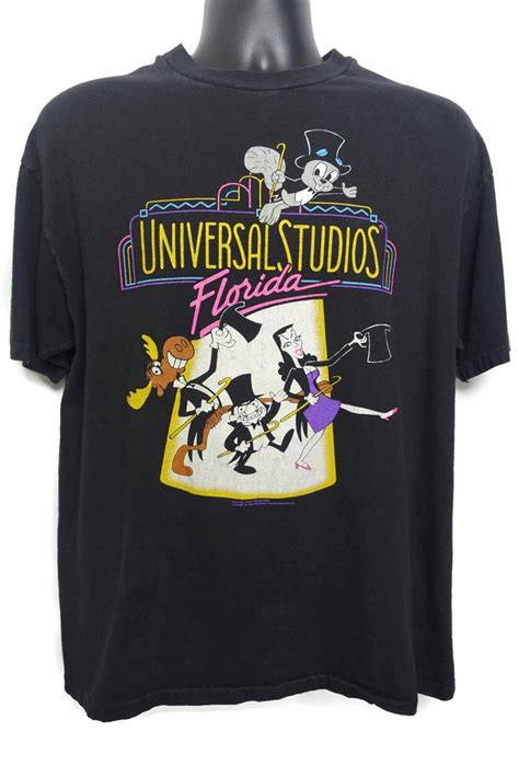 1991 Universal Studios Vintage T Shirt Rocky And Bullwinkle Natasha