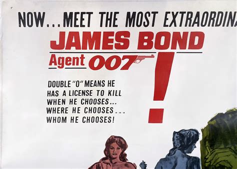 Lot 68 James Bond Dr No `1962 Original Us Six