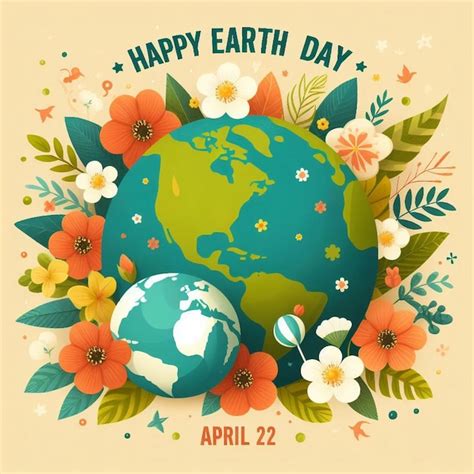 Premium Vector Happy Earth Day