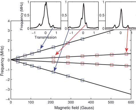 Color Online Spectral Hole Burning Spectroscopy Of The Zeeman Excited