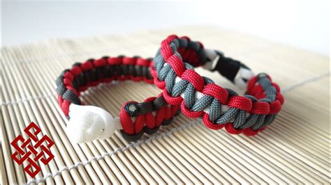 How To Make A Cobra Knot Solomon Knot Paracord Bracelet Tutorial