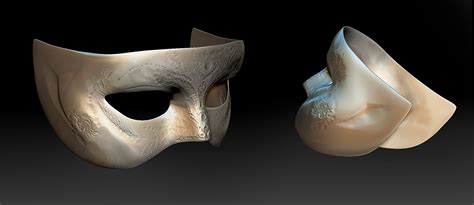 Artstation Domino Mask Rome 3d Print