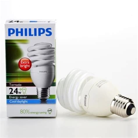 Jual Lampu Philips Tornado 24W Lampu Spiral 24 Watt CFL E27 Bohlam 220v