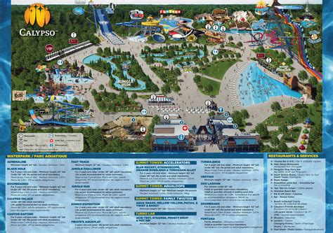 Calypso Theme Waterpark Map and Brochure (2019 - 2023 ...