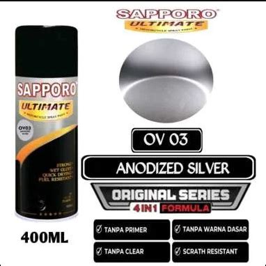 Jual Sapporo Ultimate Ov Anodized Silver Cat Semprot Original Series