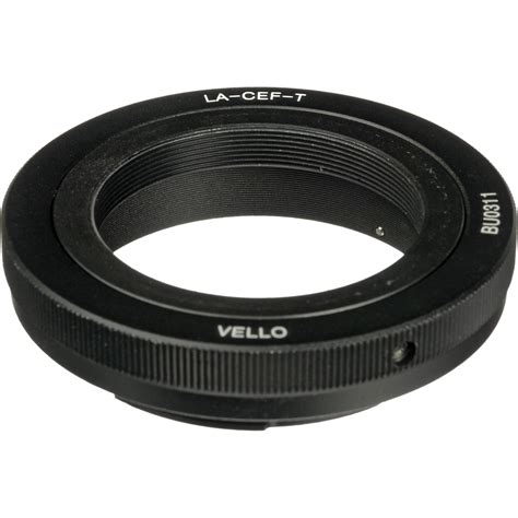 Vello T Mount Lens To Canon Ef Ef S Mount Camera Lens La Cef T