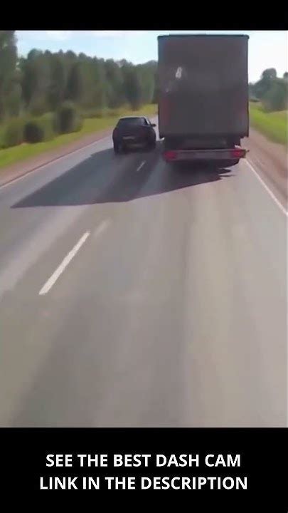 Dash Cam Car Accident Unsuccessful Overtaking The Truck Shorts Youtube