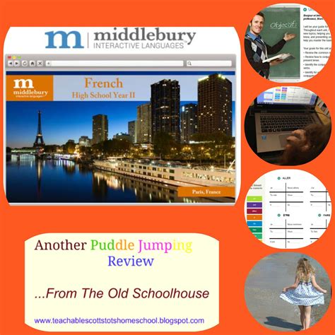 Puddle Jumping: Homeschool Review - High School French II Middlebury Interactive Languages