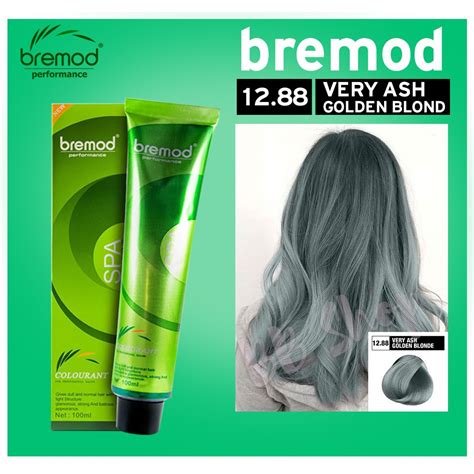 Bremod Performance Haircolor Very Ash Golden Blonde Shopee