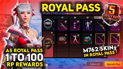 Pubg A5 Royal Pass Leaks A5 1 To 100 Rp Rewards Leaks A5 Rp Rewards