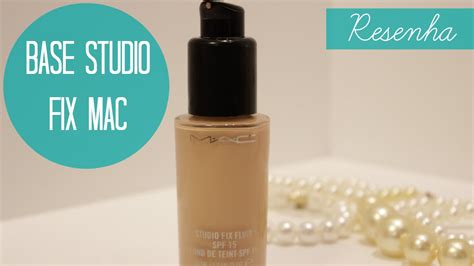 Resenha Base Studio Fix Fluid Mac Youtube