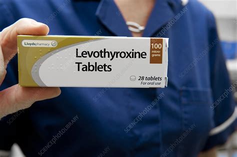 Levothyroxine pack - Stock Image - C013/0917 - Science Photo Library 