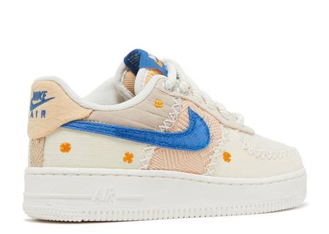 Nike Air Force 1 07 Gs La Flea Blue Coconut Sail Onyx Dark Marina White Milk Dv4141 100 Air