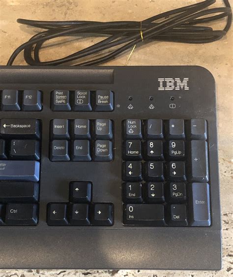 Ibm Branded Kb 0225 Ps2 Wired Keyboard 104 Keys Greyblack Works 100