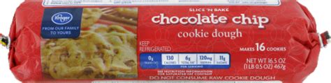 Kroger Chocolate Chip Cookie Dough 165 Oz Food 4 Less