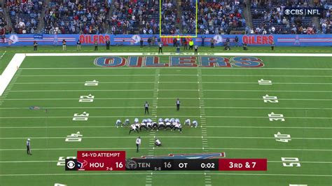 Kicker Ka Imi Fairbairn S CLUTCH Walk Off FG From 54 Yards Moves