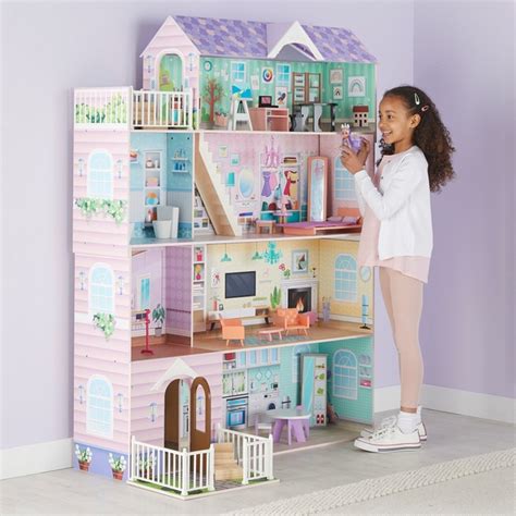 La Maison De Poupée En Bois De Lillie Smyths Toys France