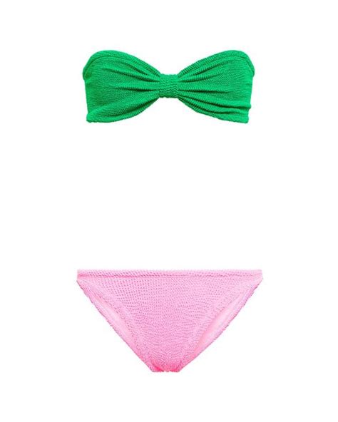 Hunza G Jean Bikini In Green Lyst