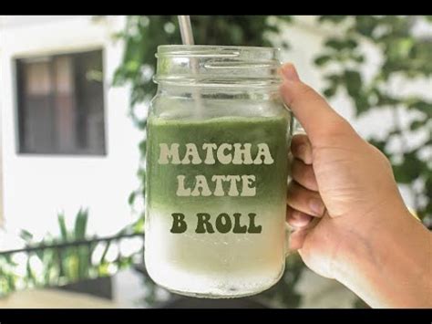 Matcha Latte B Roll Daniel Schiffer Inspired Youtube