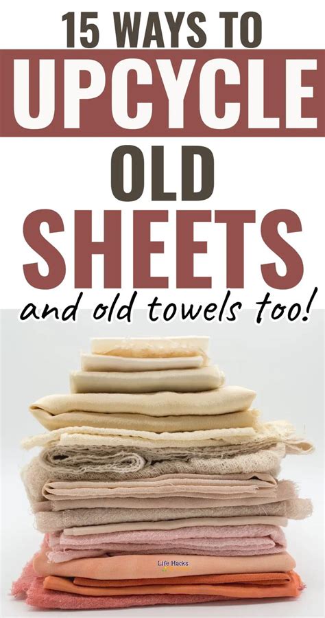 Ways To Upcycle Old Sheets And Towels Instead Of Trashing Them Old