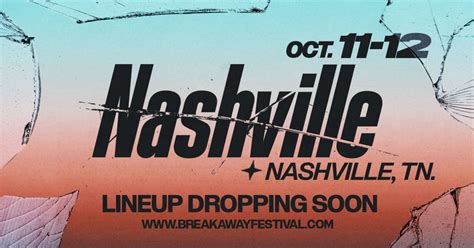 Breakaway Nashville 2024 Events Universe