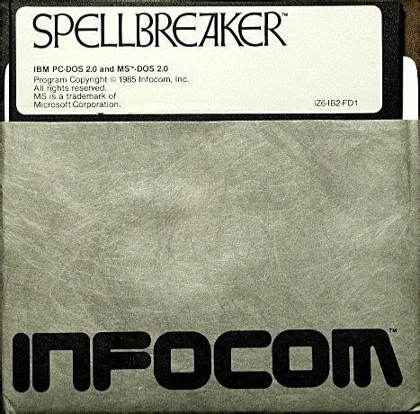 Computer Game Museum Display Case Spellbreaker