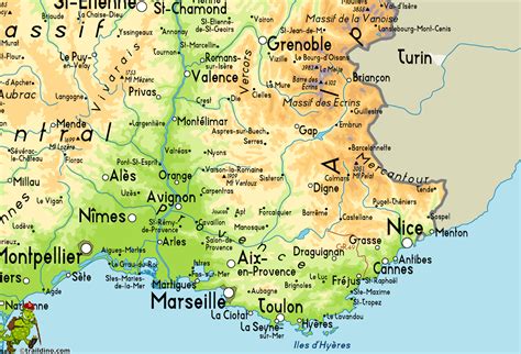 Provence France Map of images