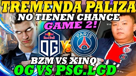 OG Vs PSG LGD GAME 2 BO2 TREMENDA PALIZA PGL Arlington Major 2022