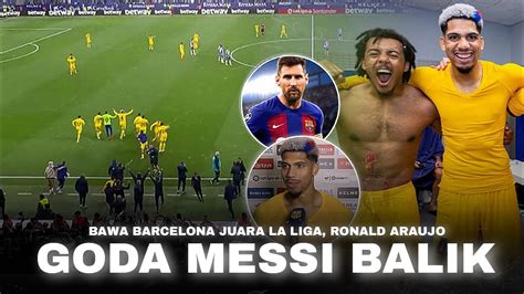 Mari Raih Gelar Juara Bersama Kami Pesan Ronaldo Araujo Kepada