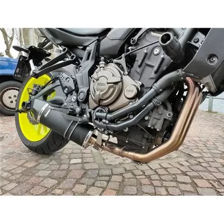 Escape Deportivo Para Yamaha XSR 700 2016 2020 Special Titanium Black