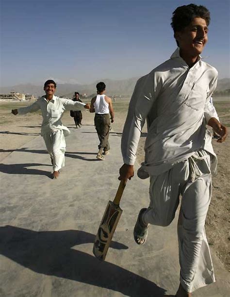 Cricket in Afghanistan - Players celebrate after winning a local league ...