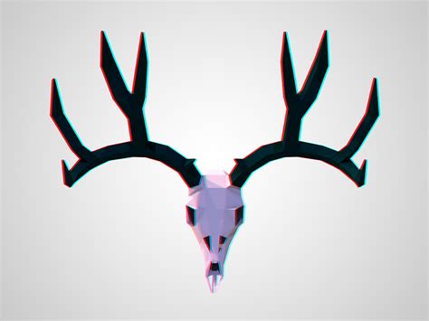 Deer Skull 3d Thingy By Andrea Ehrenhammer On Dribbble