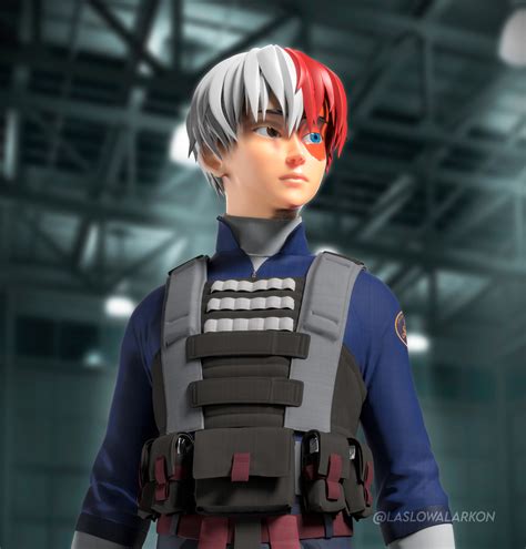 Artstation Shoto Todoroki Sat Tactical Suit