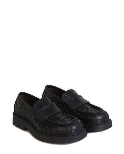 Bottega Veneta Haddock Loafers In Black For Men Lyst