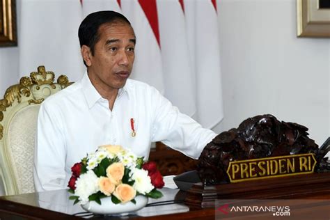 Presiden Jokowi Evaluasi Penerapan Psbb Antara News