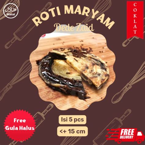 Jual COD ROTI CANAI CANE MARYAM MARIAM PARATA FROZEN Rasa Cokelat