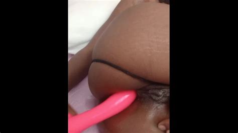 African Milf With A Big Booty Double Penetration With Favourite Toy