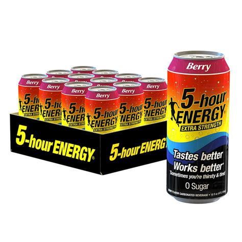 5 Hour Energy Extra Strength Energy Drink Berry Flavor 16 59 Off