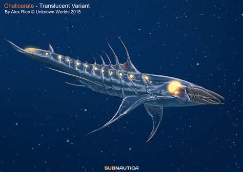 Subnautica creatures concept art - miloperu