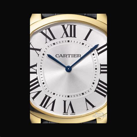 Cartier Drive De Cartier Extra Plate Drive Wgnm0011 Or Jaune Cadran