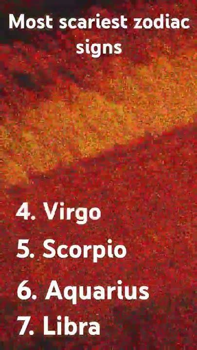 Most Scariest Zodiac Signs 😨 Credits To Owners Youtube