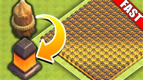 How To Upgrade And Max Your Walls In Short Time Clash Of Clans Hd Youtube