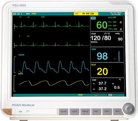 Monitor De Paciente M Ltiples Par Metros Monitor De Signos Vitales De