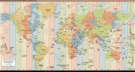 time zones of the world map large version - free printable world time ...