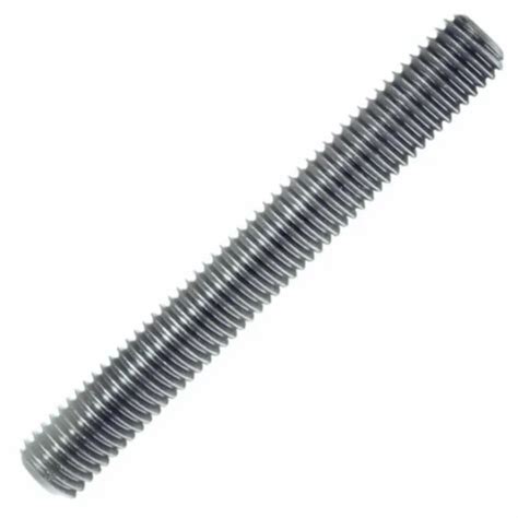 Material Galvanised Iron Glossy Inch Gi Threaded Rod Round Size